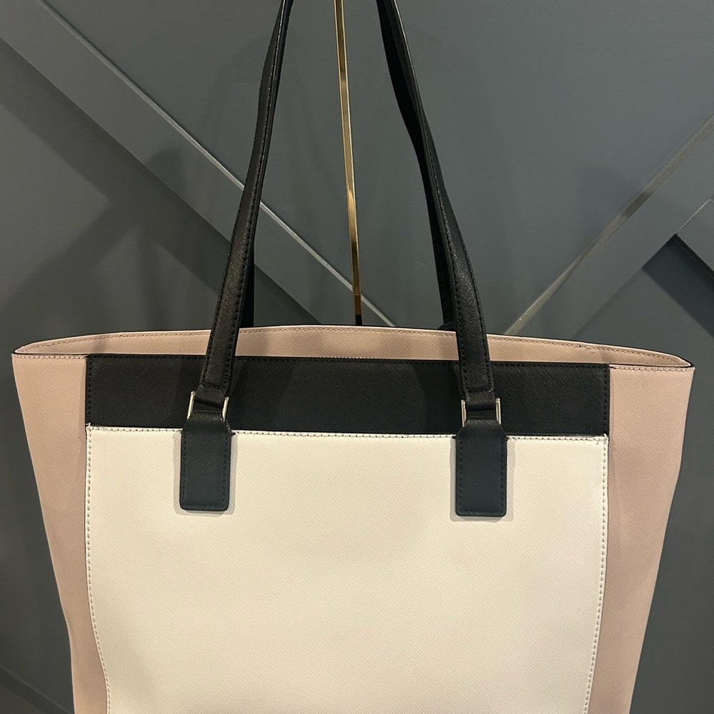 Kate Spade Black, Cream, and Pink Tote - Picture 2 of 3